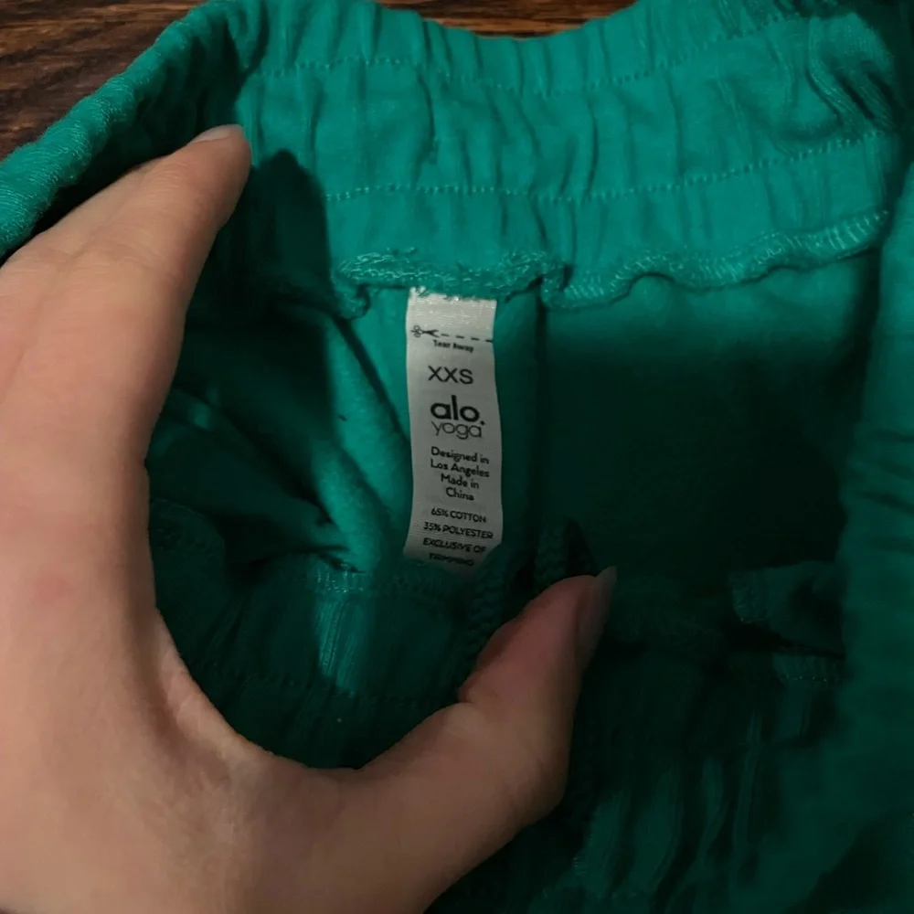 ALO Yoga Green Track Pants